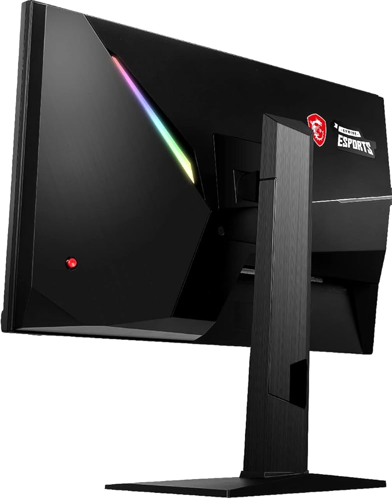 MSI 24.5” FHD (1920 x 1080) Non-glare with Super Narrow Bezel 240Hz 1ms 16:9 HDMI/DP/USB Height Adjustment G-Sync Compatible IPS Gaming Monitor thumbnail 3