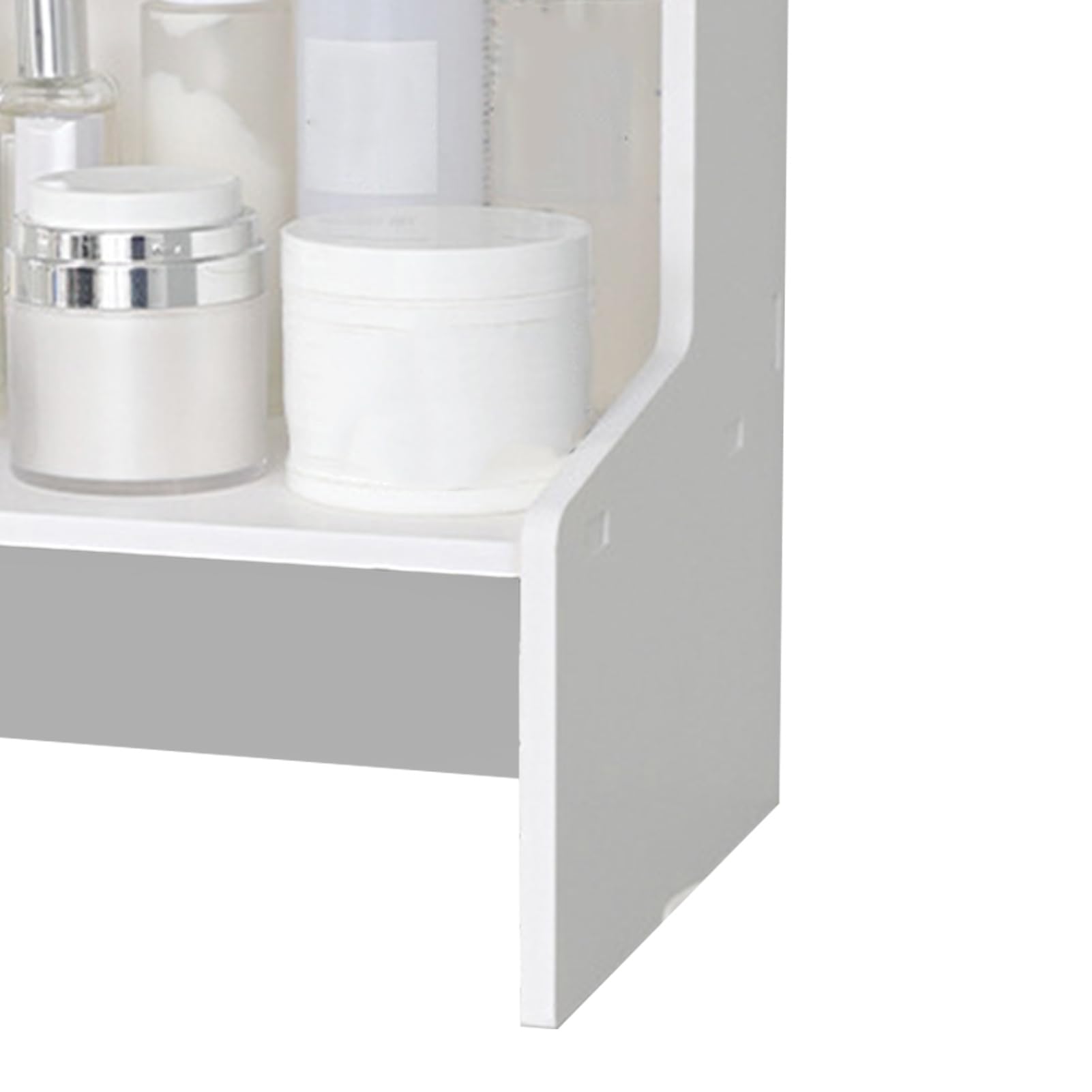 Scaffale da scrivania in legno, multi strato, mini libreria organizer per cosmetici (L)