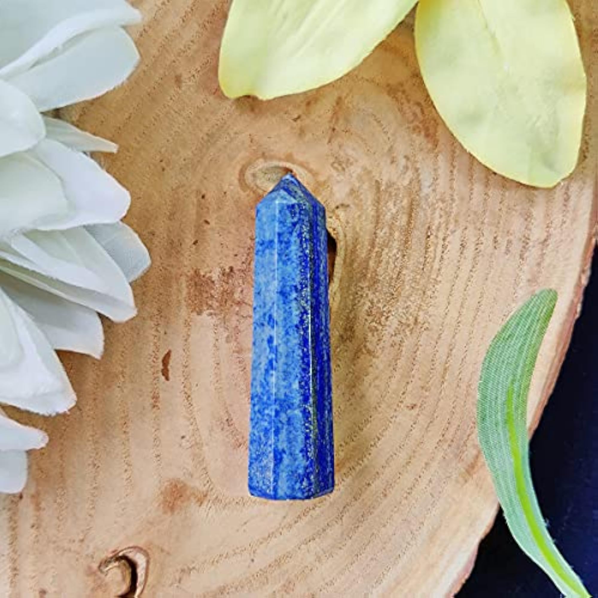 Reiki Healing Lapis Crystal Pencil Obelisks