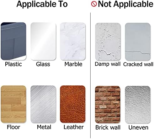 25 Pack Industrial Strength Sticky Pads Heavy Duty,No More Nails Picture Hanging Strips,Extra Strong Double Sided Sticky Pads for Walls,Floor, Plastics, Glasses, Metals (3x10cm, White)
