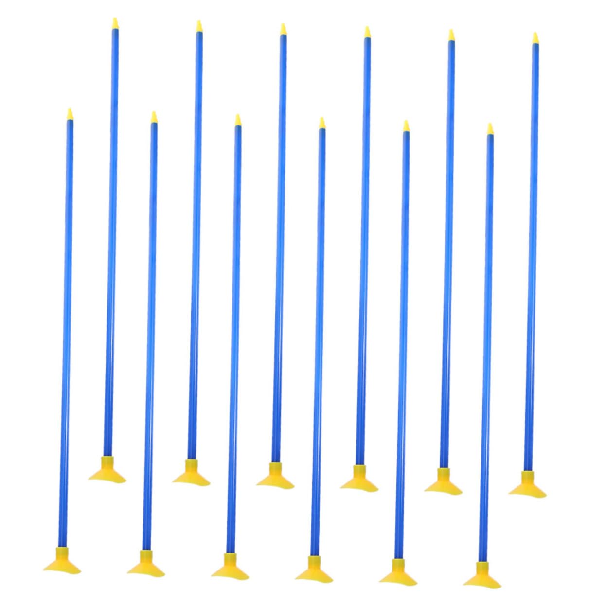 TOYANDONA 12Pcs Toy Training Bow and Arrow Set 20.47 Inch Replacement Suction Cup Arrows for Kids Outdoor Archery Practice Sport Game
