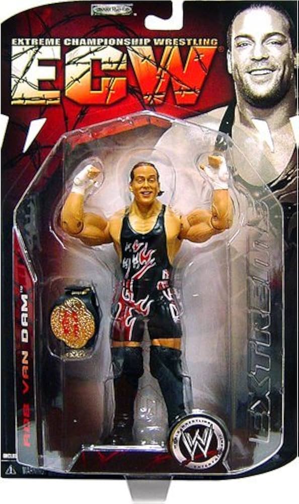 WWE ECW ロブ・ヴァンダム　ROB VAN DAM RVDフィギュア ROB VAN DAM [RVD] - WWE Wrestling ECW Series 1 Figure by