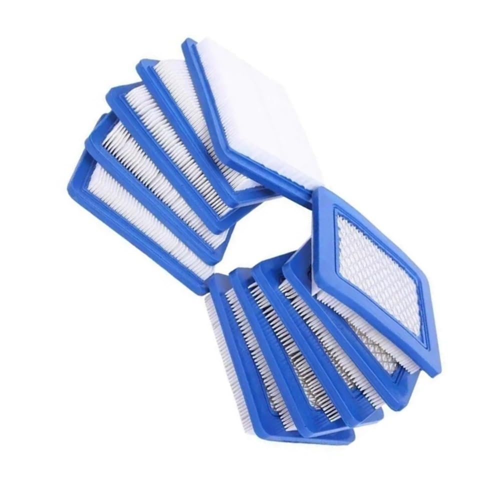 10 filtros de Aire 491588S compatibles con Cartuchos limpiadores OEM Planos for cortacésped 491588 4915885