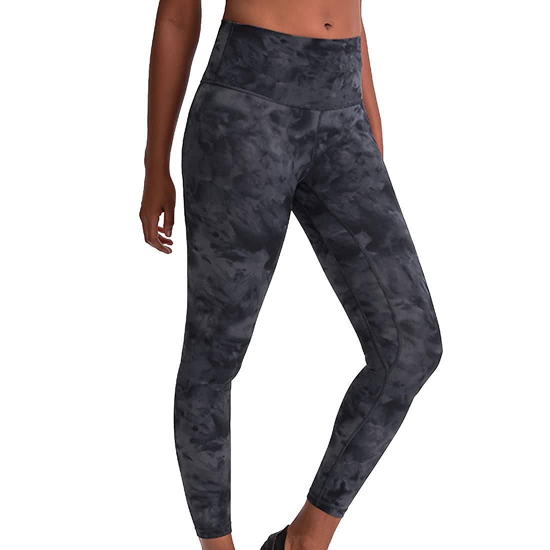 Wysoka talia spodnie odporne na przysiady joga capri legginsy z bocznymi kieszeniami damskie wysoka talia legginsy na siłownię – krój slim fit spodnie idealne do jogi, na siłownię, do biegania, podnoszenia pośladków, H-szary (a), M