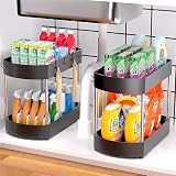 Under The Sink Organizer, SKYSEN Kitchen Cabinet Organizer, Bathroom Under Sink Organizers And Stora