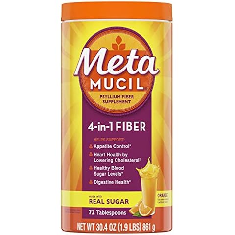 Metamucil Smooth Texture Orange Flavor Powder - 72 Doses Cover