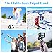 AKASO Mini Selfie Stick Tripod Lightweight Extension for Shooting Video Vlog Accessories Compatible with AKASO Action Camera EK7000/Brave 4/Brave 7 LE/Brave 7/GoPro Hero12/11/10/ 9/Max/DJI Osmo Action