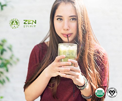 Matcha Green Tea Powder Organic - Japanese Premium Culinary Grade, Unsweetened & Sugar Free - USDA & Vegan Certified - 100g (3.52 oz) - Perfect for Baking, Smoothies, Latte, Iced tea & Weight Loss.
