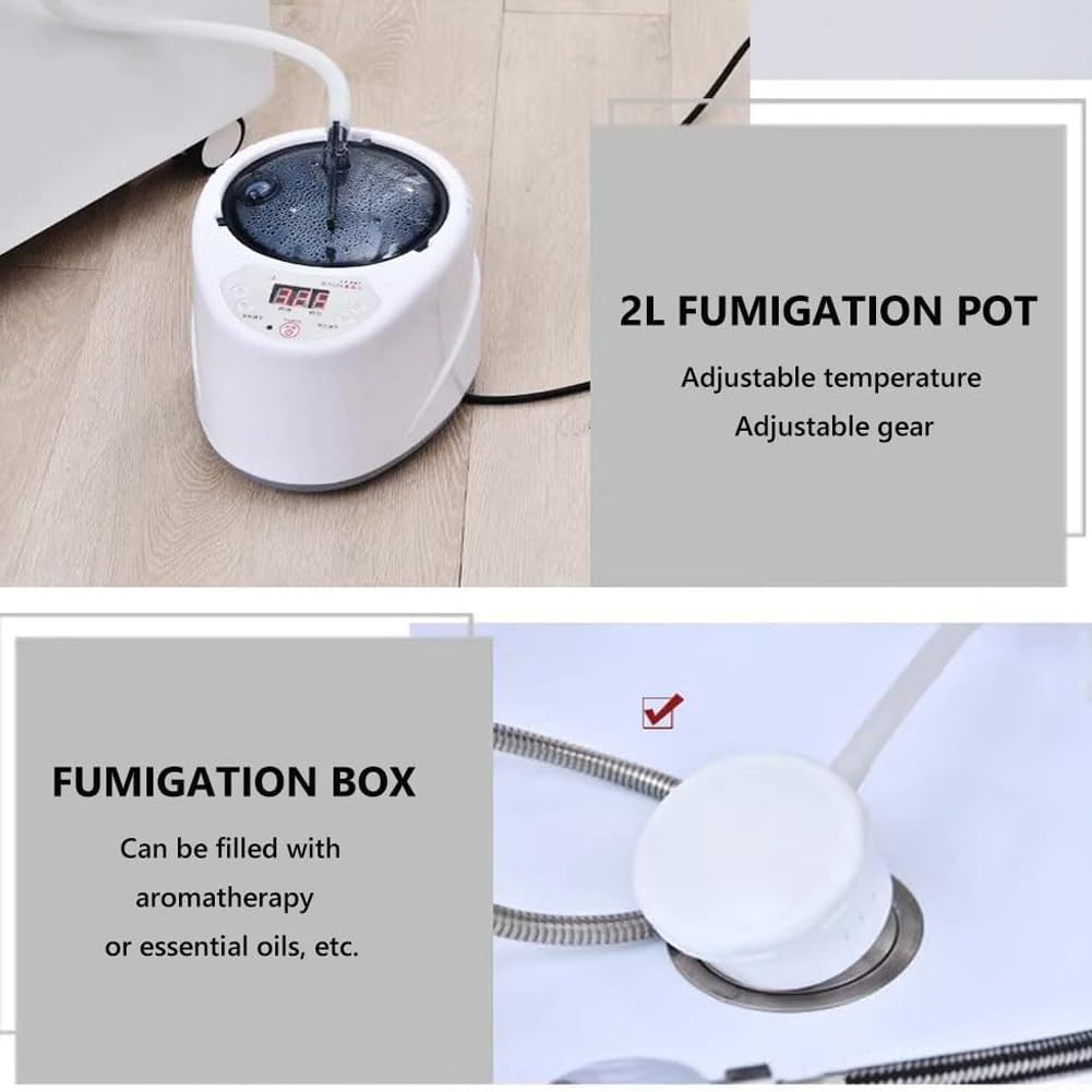 Lavacabezas portátil con circulación termostática y Temperatura Ajustable para Salones de peluquería y SPA capilar
