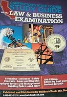 Law & Business Management; California Contractors State License Exam - Quick Prep Flashcards 1889892270 Book Cover