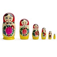 Algopix Similar Product 15 - BestPysanky Set of 6 Wooden Dolls