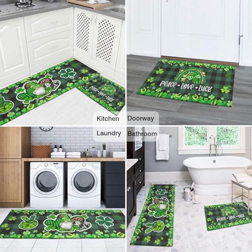 50% Off St Patrick's Day Kitchen Rug Set - 2 Non-Slip Mats $9.99
