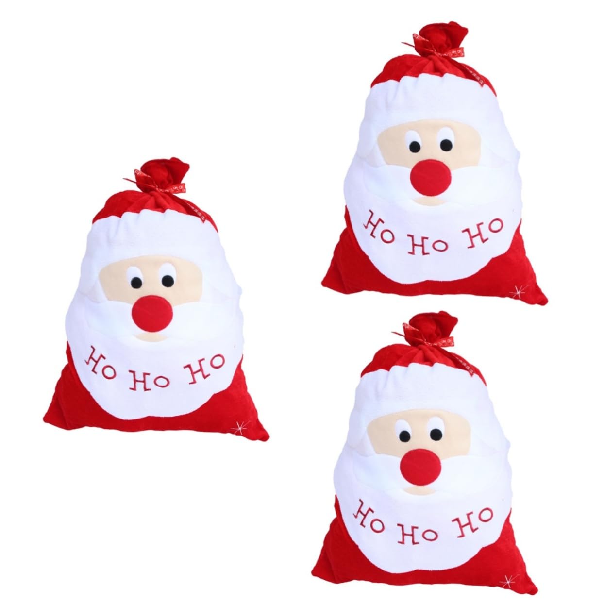 Mobestech 3 Piezas navideños christmas christmas decor bolsas de bolsas de galletas de bolsa de bolsa de de largo