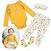 Reborn Baby Girl Dolls Clothes 24 Inches Outfits Accessories 4pcs for 22