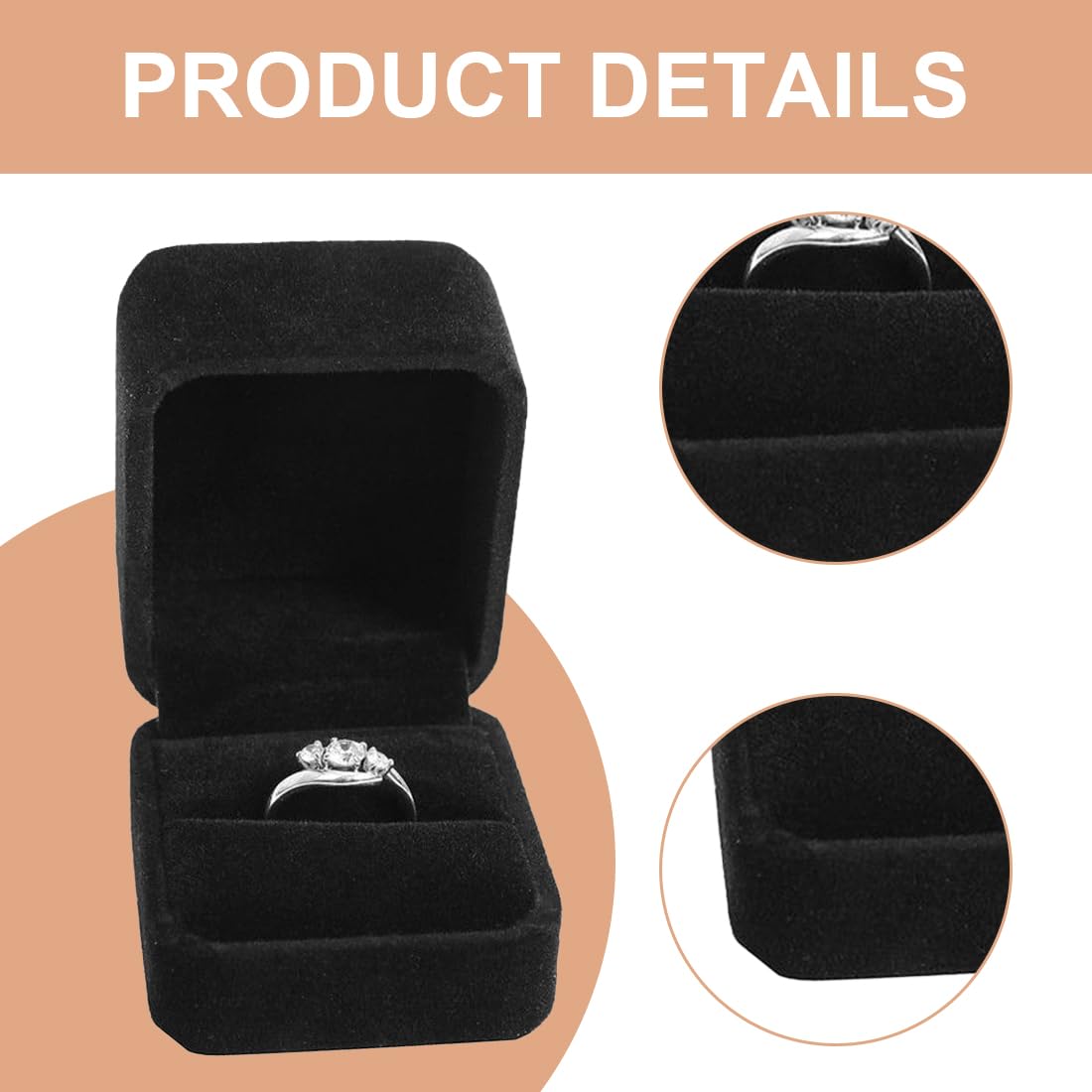 EIHI 2 Pièces De Boîte à Bijoux, Boîte à Bijoux, Boîte De Rangement De