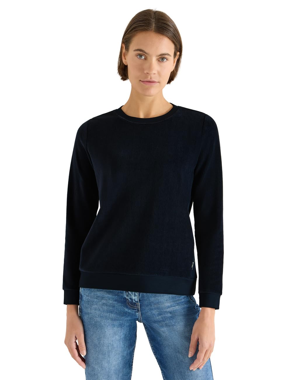 Damen Softes Strukturmix Shirt