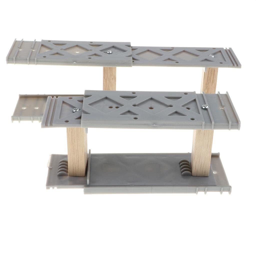 Trenini in Legno Fai da Te con Binari a Spirale E Accessori per La Costruzione di Ferrovie