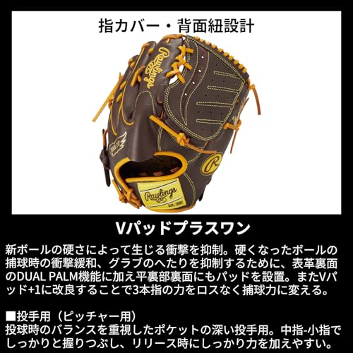 ローリングス(Rawlings) 野球用 大人用 グラブ グローブ 軟式 HYPER TECH COLOR SYNC [投手用] サイズ11.75 GR4FHTCA15W ※右投げ用(左手着用)・左投げ用(右手着用) 8枚目