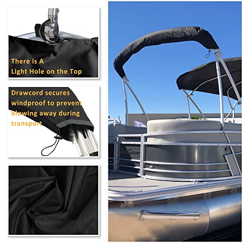 Bimini top Boot Cover, Suitable for 34 Bows Bimini Tops, Design with
