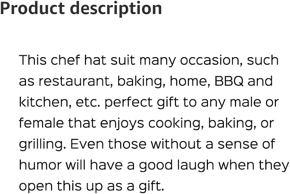 AGMdesign Funny Chef Wear,Funny Chef Hat,I'll Feed All You,Adjustable Kitchen Cooking Hat for Men and Women Black,Mother's Day/Father's Day/Birthday Gift for Him,Her,Mom,Dad,Friend,7 1/2: Clothing, Shoes & Jewelry