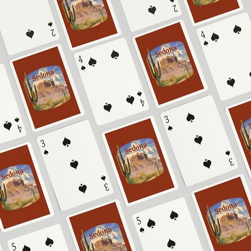 Naipes Poker Sedona Arizona 52 Cartas Tamaño Poker miniatura 4