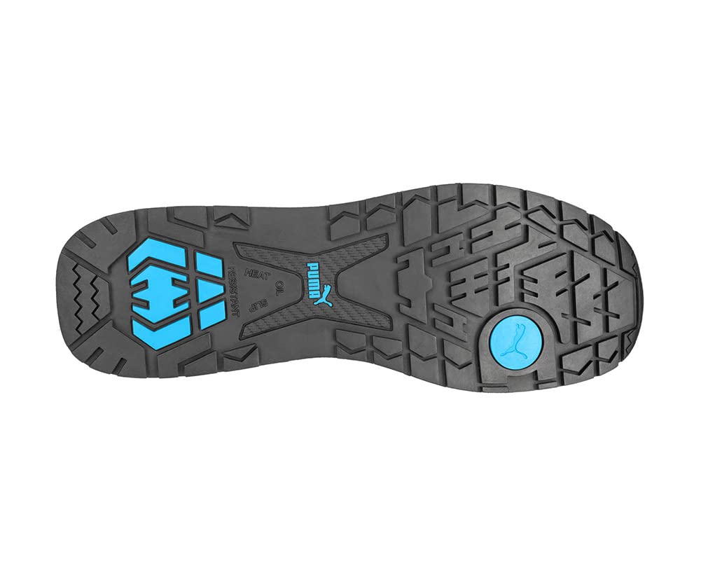 PUMA Safety Blaze Knit Low Lace up Safety Shoe Blue UK 9 Blue