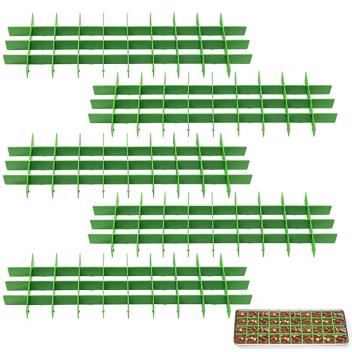 Angadona 5 Sets Tray Dividers Compatible with Harvest Right Freeze Dryer Medium TraysAdjustable Locking Grid for The Cube Freeze Dryer Freeze Dryer Accessories