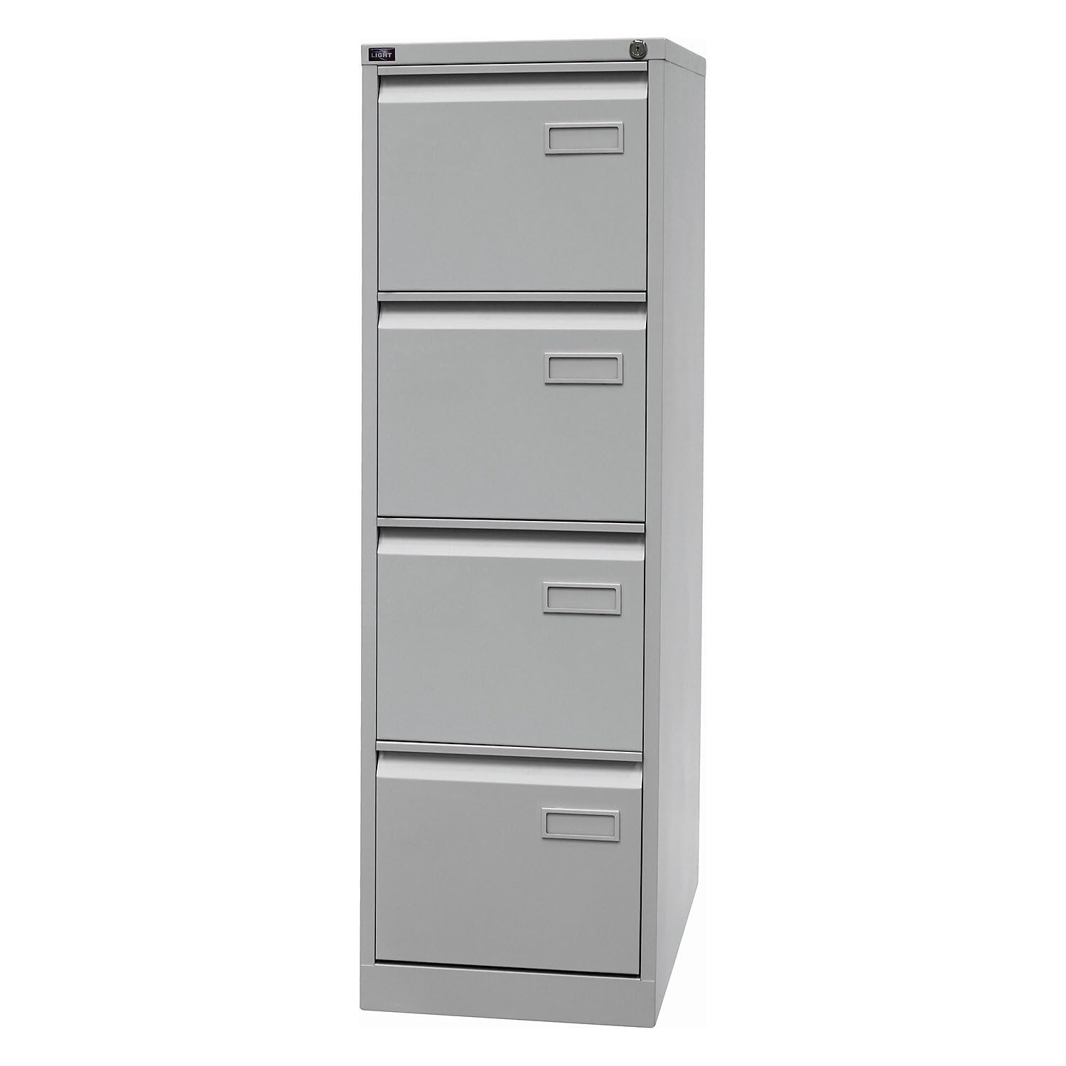 BISLEY | Hängeregistraturschrank Light | 1-bahnig | 4 Schübe | DIN A4 | lichtGrau