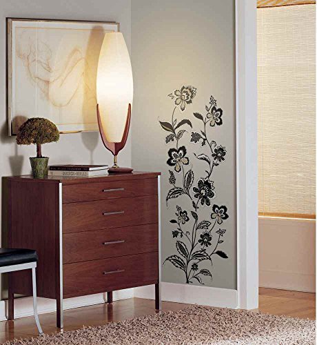 Jomoval - Adesivi da parete riposizionabili motivo floreale