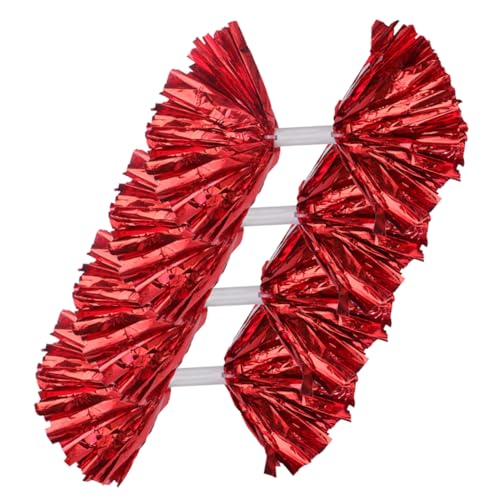 BESPORTBLE Delicate Cheering Pompoms 4pcs Reusable Cheerleading Props for Sports Dance