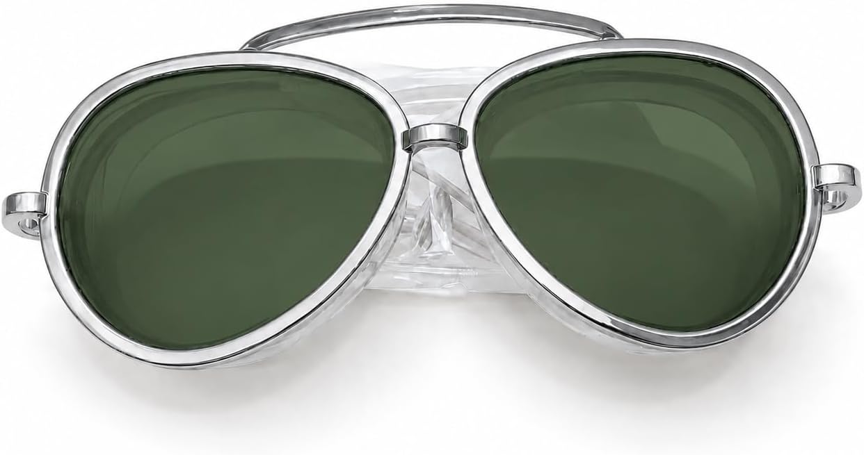 Aviator Adult Swim Goggles, 2-in-1 Anti-Fog UV Swim Goggles | 2-in-1 aviator swim goggles for adults, anti-fog UV leak-proof adjustable strap for snorkeling and surfing