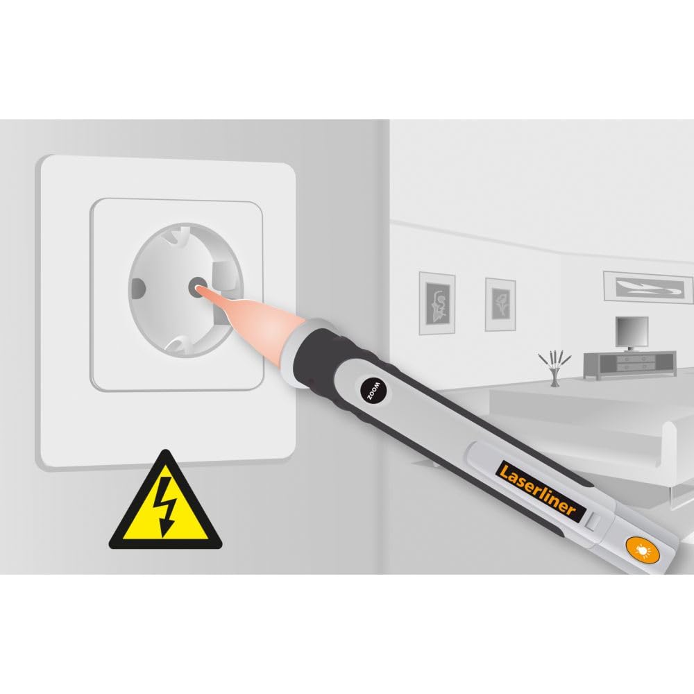 Laserliner ActiveFinder Plus Nero, Bianco tester di elettricità