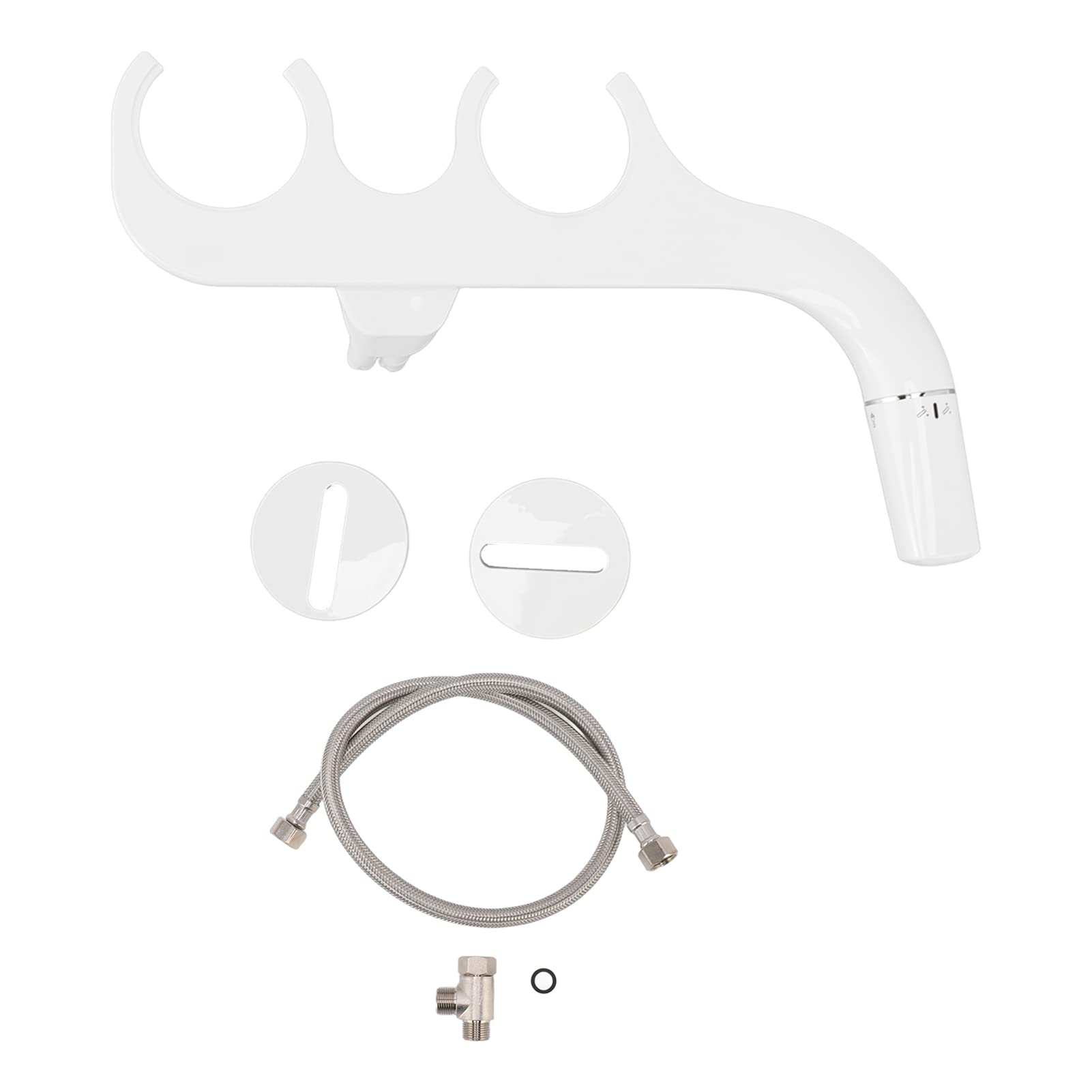 Accessoire bidet de toilette en cuivre 3/8 durable double buse ultra mince