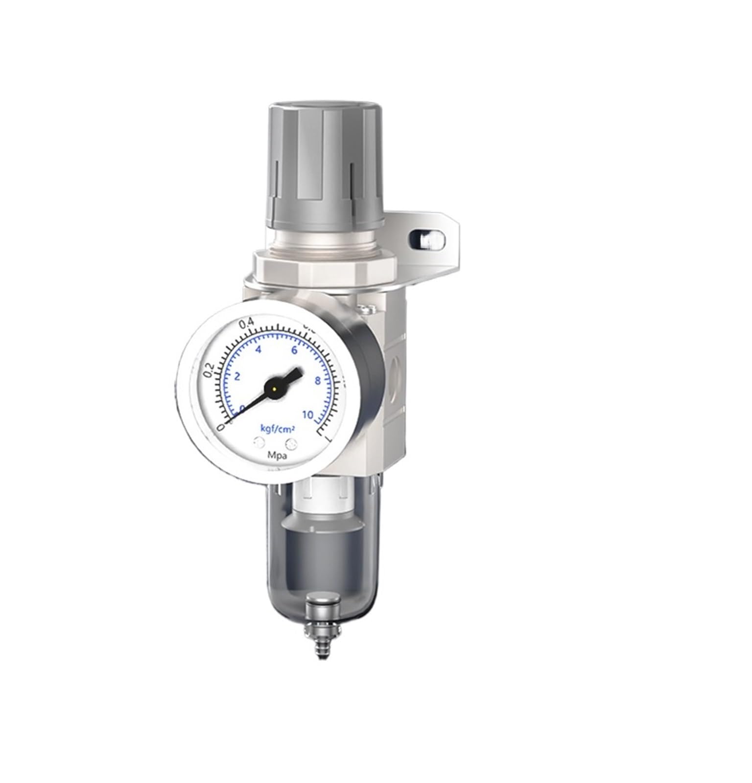 Filtre à air monobloc AW2000-02 compact avec manomètre et vanne de régulation 10mm