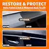 Plastic Restorer for Cars - Renews Faded Bumpers, Trim, and Interior Dash Long Lasting Dressing Coating Instant Restore Faded Plastic, Vinyl & Rubber Trim Back to Black Shine - 7oz/200g