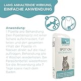 OptiPet Spot On Pipetten für Katzen 30x1ml - Hochwirksame Tropfen gegen Milben, Flöhe, Zecken & Läuse - Parasiten Abwehr Schutz bis zu 120 Wochen - Flohschutz, Zeckenschutz, Zeckenmittel für Katzen
