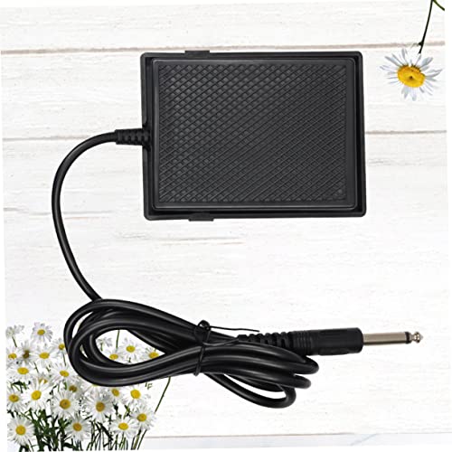Pedal sustain para guitarra y bajo, material ABS negro miniatura 3