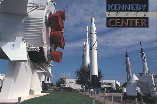 Kennedy Space Center, Rocket Garden Florida FL Original Vintage Postcard