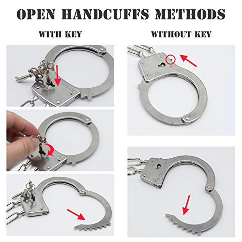 HOMILY Kids Hand Cuffs and Badge for Kids Pretend Toy Role Play