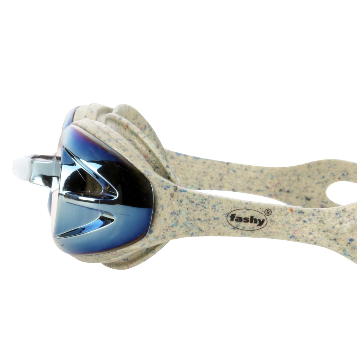 Fashy Schwimmbrille Power Mirrored – Anti-Beschlag, UV-Schutz, Verstellbar (1er Pack)