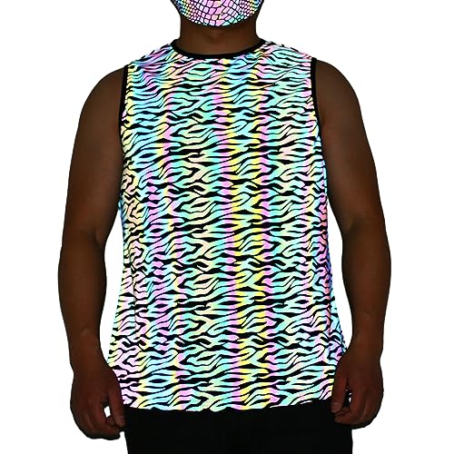 Gilet réfléchissant multicolore élastique sans manches BaronHong