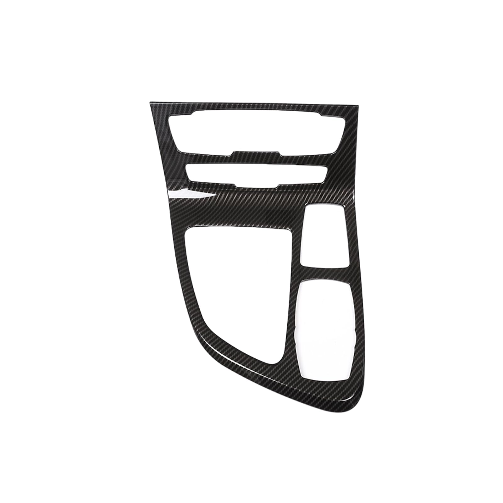 PIUGILH Telaio decorativo per console centrale, adatto per BMW 2 Series Tourer (F45/F46) 2015 2016 2017 2018, in ABS, in carbonio, decorazione per console centrale, grande telaio per accessori BMW
