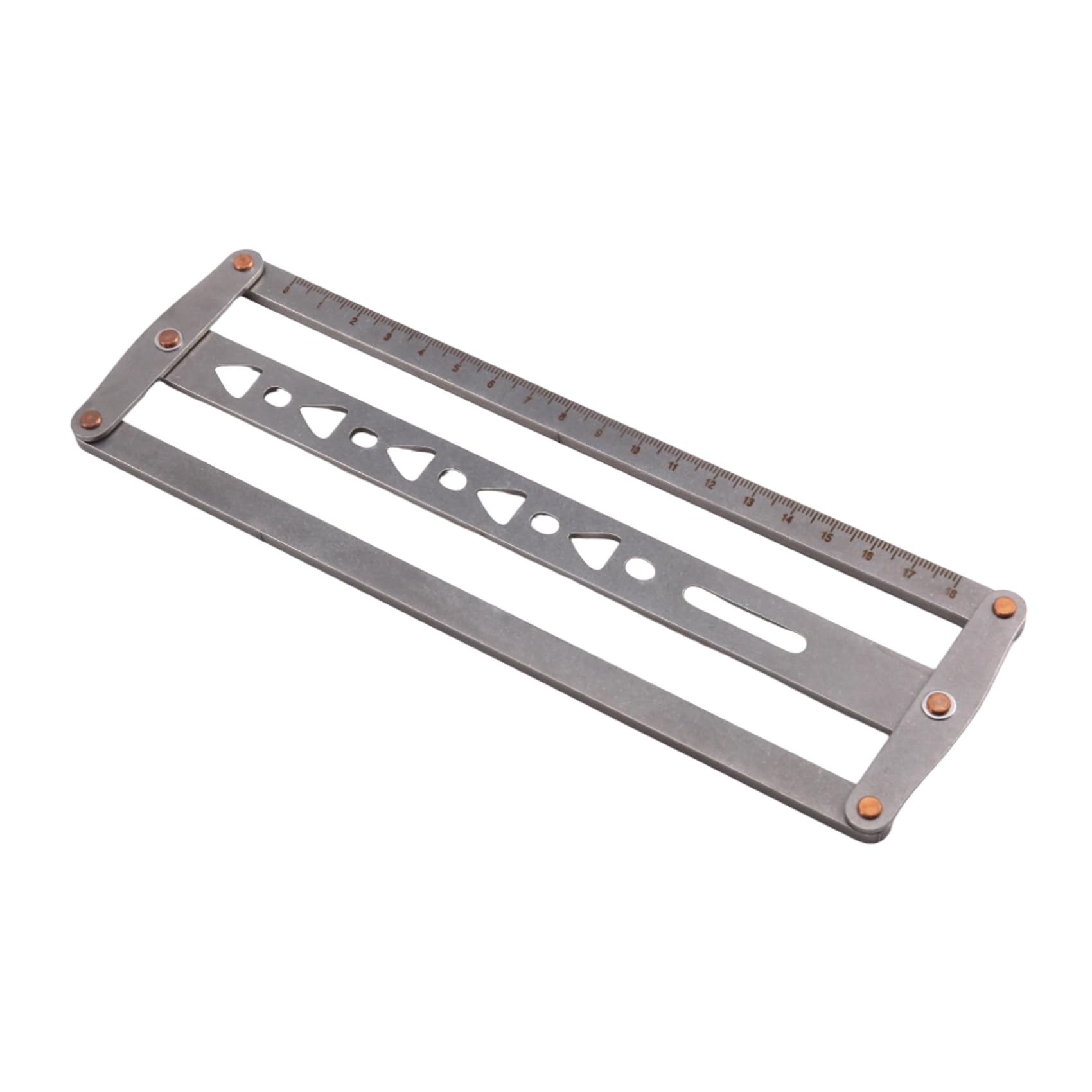 Littimoon Position Stencil Belt Positioning Auxiliary Ruler Cutting Punch Hole Tool Punch Hole Spacing End Holes