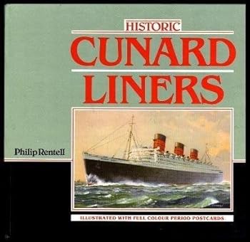 Hardcover Historic Cunard Liners Book