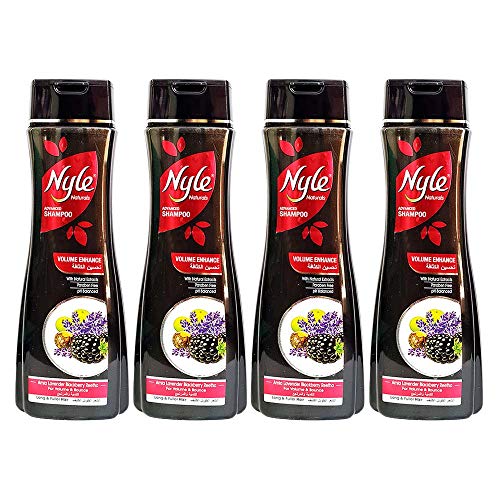 Nyle Naturals Shampoo Volume Enhance with Natural Extracts - Economy Pack 1600ml (4 x 400ml )