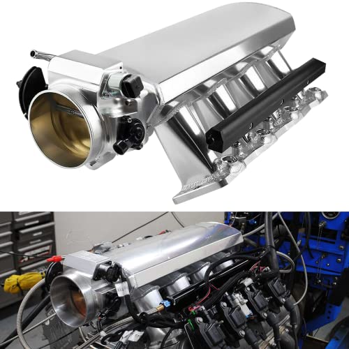 Endxedo Coletor de admissão de 92 mm com trilhos de combustível + corpo do acelerador e sensores de