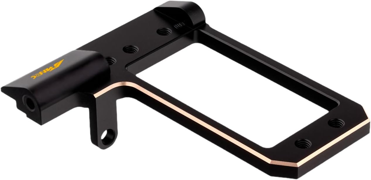 Brass Increase Weight Steering Servo Mount Plate for Vanquish VS4-10 Phoenix F10 Portal Axle Fits VP F10 Nylon Axle F10T Aluminum Axles RC Crawler Upgrades Part