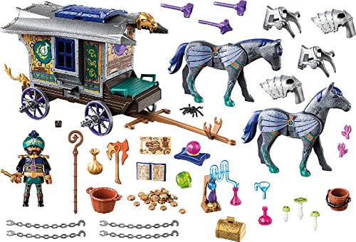 PLAYMOBIL Novelmore 70903 Violet Vale - Händlerkutsche, Spielzeug für Kinder ab 4 Jahren – Bild 4