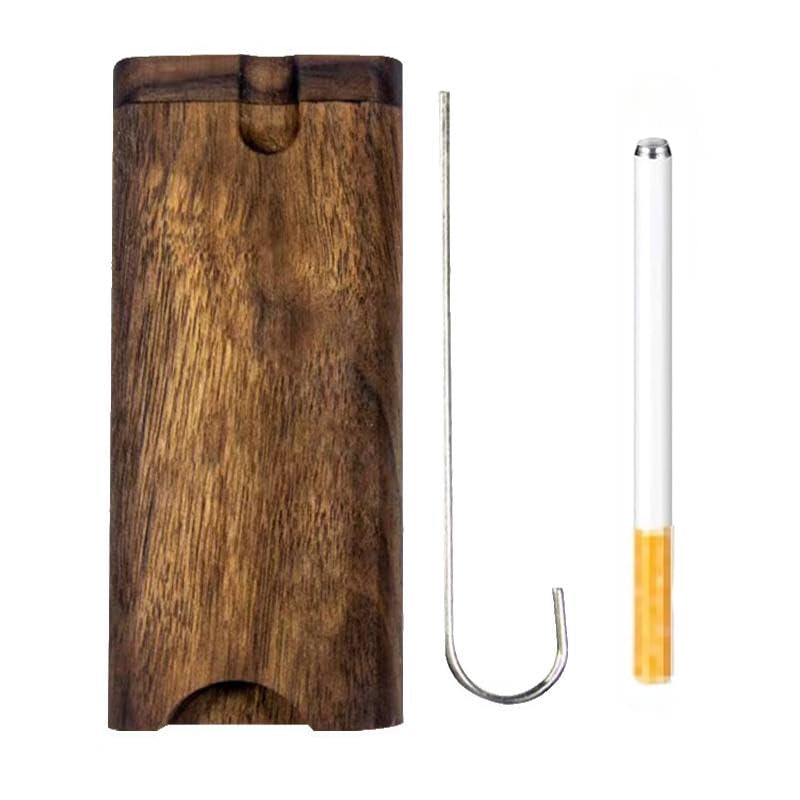 Treayes Vintage One Hitter Storage Box, Walnut Wooden Box for DIY Craft Arts Hobbies and Home...