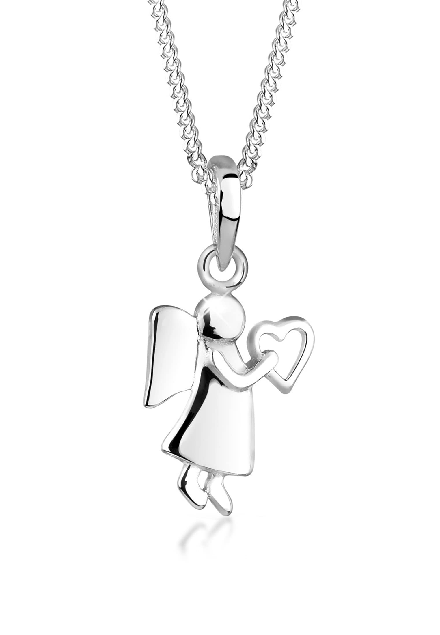 Elli Necklace Women Angel Pendant Filigree in 925 Sterling Silver